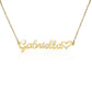 Custom Name With Heart Necklace